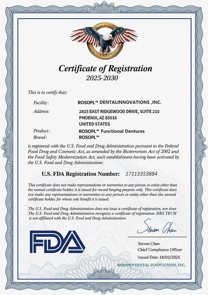 ✨Ends Today: 70% OFF! ROSOPLTM Custom-Fit Full Functional DenturesMake you more confident