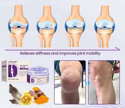 Curcumin & Emu Oil Pain Gel – 🏥Backed by US Osteopathic Experts